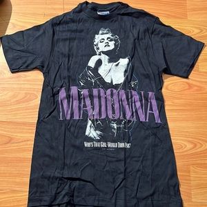 Vintage Madonna Who’s That Girl Tour Shirt 1987